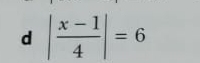 d| (x-1)/4 |=6