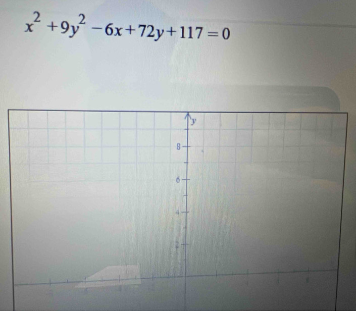 x^2+9y^2-6x+72y+117=0