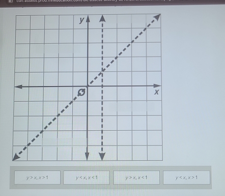 y>x, x>1 y , x<1</tex> y>x, x<1</tex> y , x>1