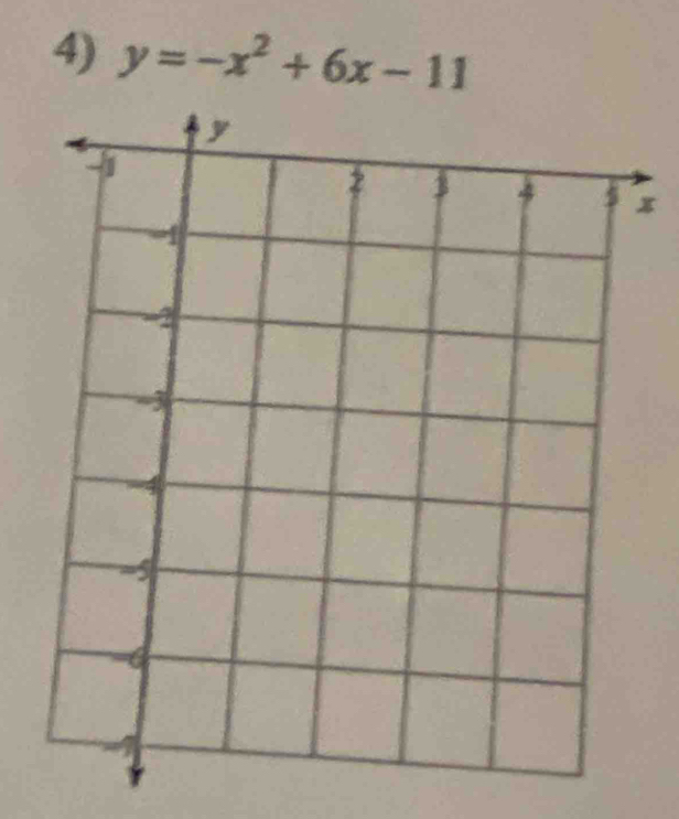 y=-x^2+6x-11
x