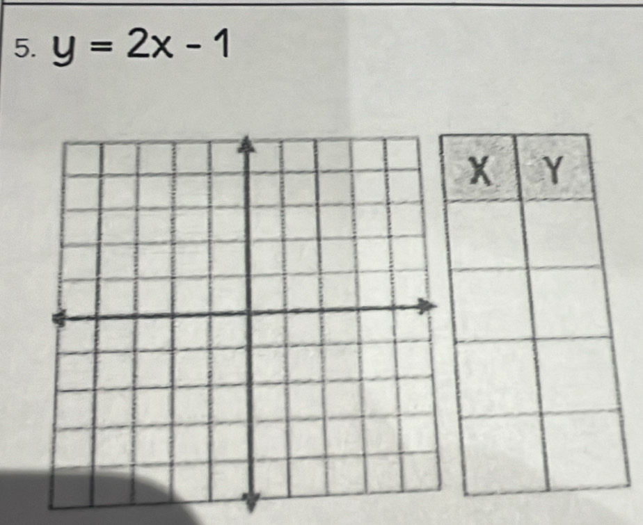 y=2x-1