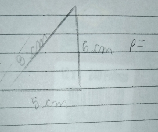 6. cm p=
5 cm