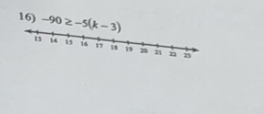 -90≥ -5(k-3)