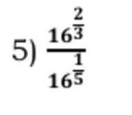 frac 16^(frac 2)316^(frac 1)5