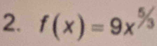 f(x)=9x^(^5/_3)