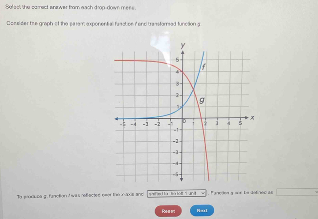 Solved: Select the correct answer from each drop-down menu. Consider ...