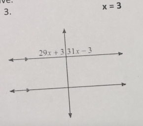 x=3
3.