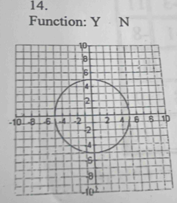 Function: Y N 
0