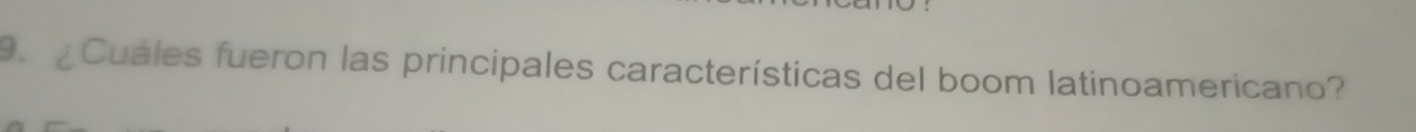 ¿Cuáles fueron las principales características del boom latinoamericano?