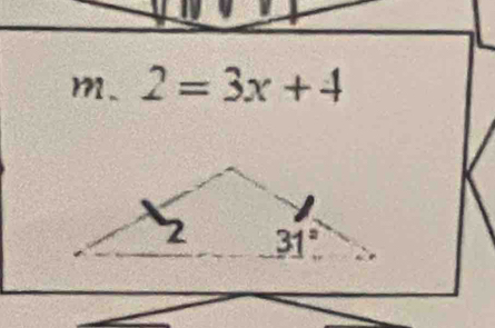 2=3x+4