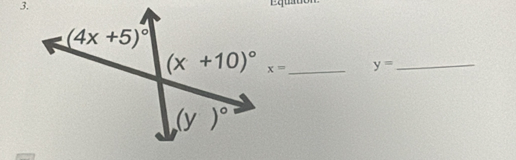 Equato
x= _
y= _