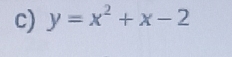 y=x^2+x-2