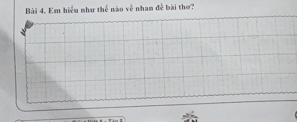 Em hiểu như thế nào về nhan đề bài thơ?