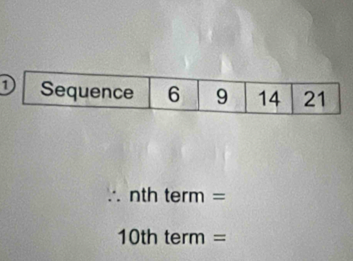 ∴ nth term =
10th term =