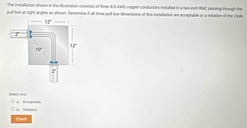 Solved: The installation shown in the illustration consists of three 4/ ...