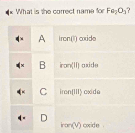 What is the correct name for Fe_2O_3 2