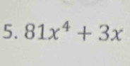 81x^4+3x