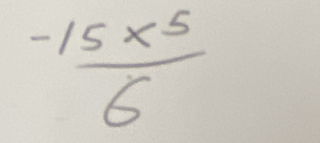 frac -15x^5