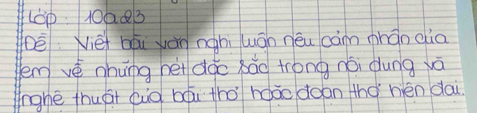 0p10083 
Dè Niéi bói ván nàhi wuán néu càm mhán dia 
eem vé nhung het dgo bāo trong nái dung vā 
nghè thuàt duà bói thó hdāo doan thǒ nén dai