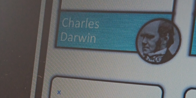 Charles 
Darwin 
×