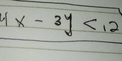 4x-3y<12</tex>