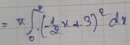 =π ∈t _0^(2(-frac 1)2x+3)^2dx