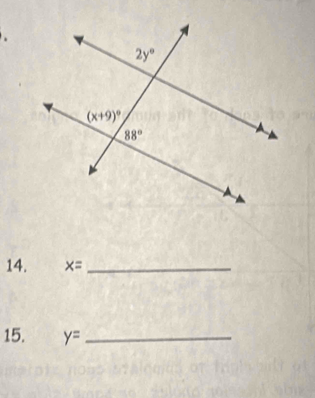 x= _
15. y= _