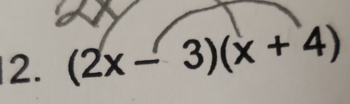 (2x-3)(x+4)