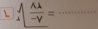  wedge lambda /-gamma  = _