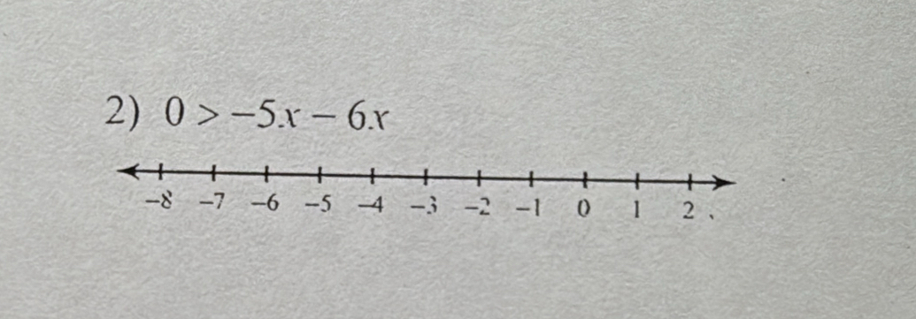 0>-5x-6.x