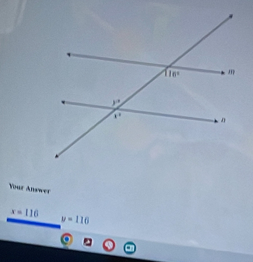 Your Answer
x=116 y=116