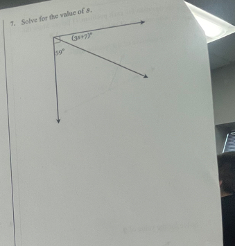 Solve foe value of 8.