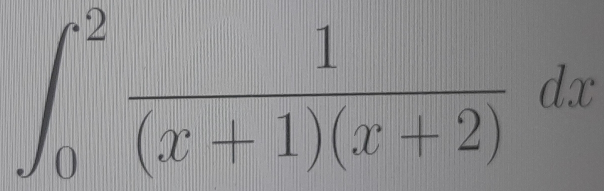 ∈t _0^(2frac 1)(x+1)(x+2)dx