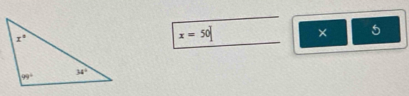 x=50
× 5