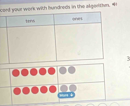 cur work with hundreds in the algorithm.
3
More