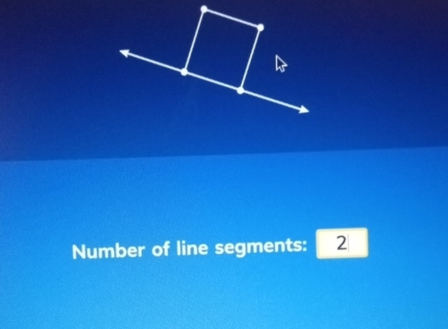 Number of line segments: 2