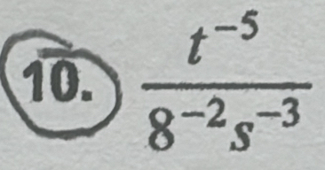  (t^(-5))/8^(-2)s^(-3) 