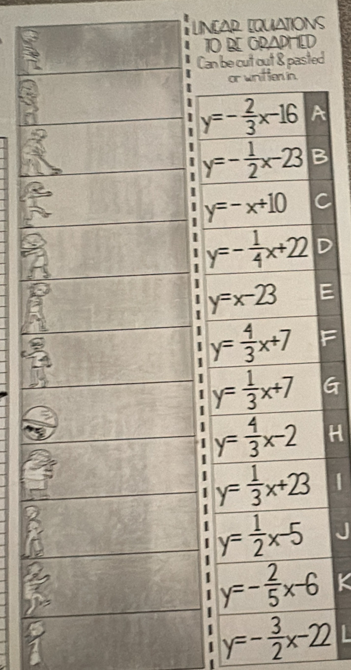 LNEAR EQUATIONS
d
A
B
y=- 3/2 x-22