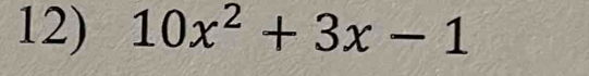 10x^2+3x-1