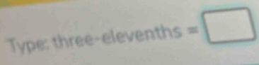 ype: three-elev ,_  hs =□