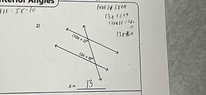 Alígies
2)
x= _