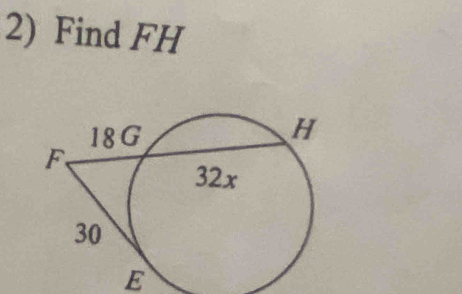 Find FH
E