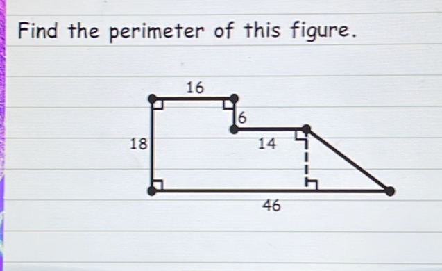 Find the perimeter of this figure.