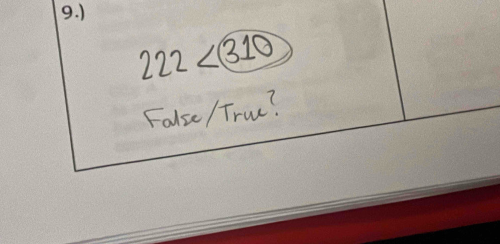 222∠ 310
False / Truc?