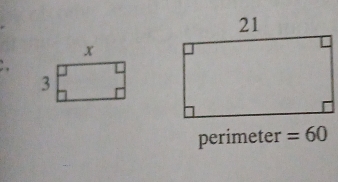 perimeter =60