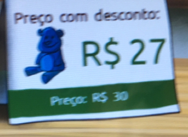 Preço com desconto:
R$ 27
Preço: R$ 30