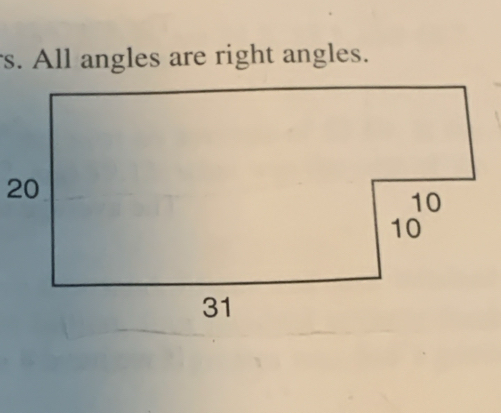 All angles are right angles.