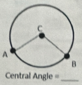 A 
Central Angle =_