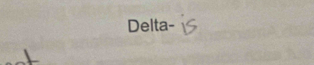 Delta-