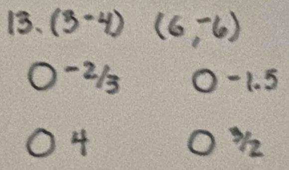 (3-4)(6,-6)
-213 -1. 5
4